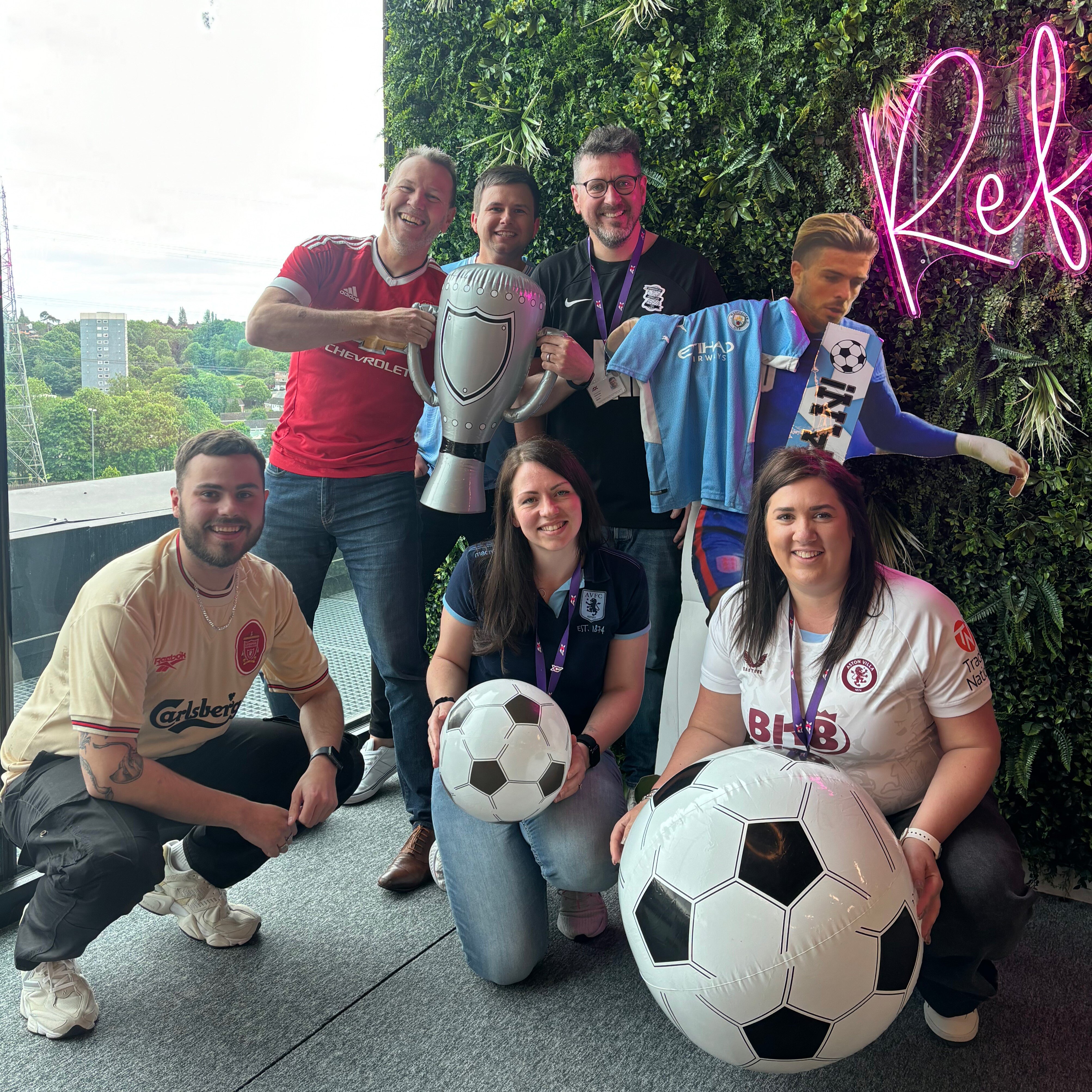 AX team celebrates FA Cup Day