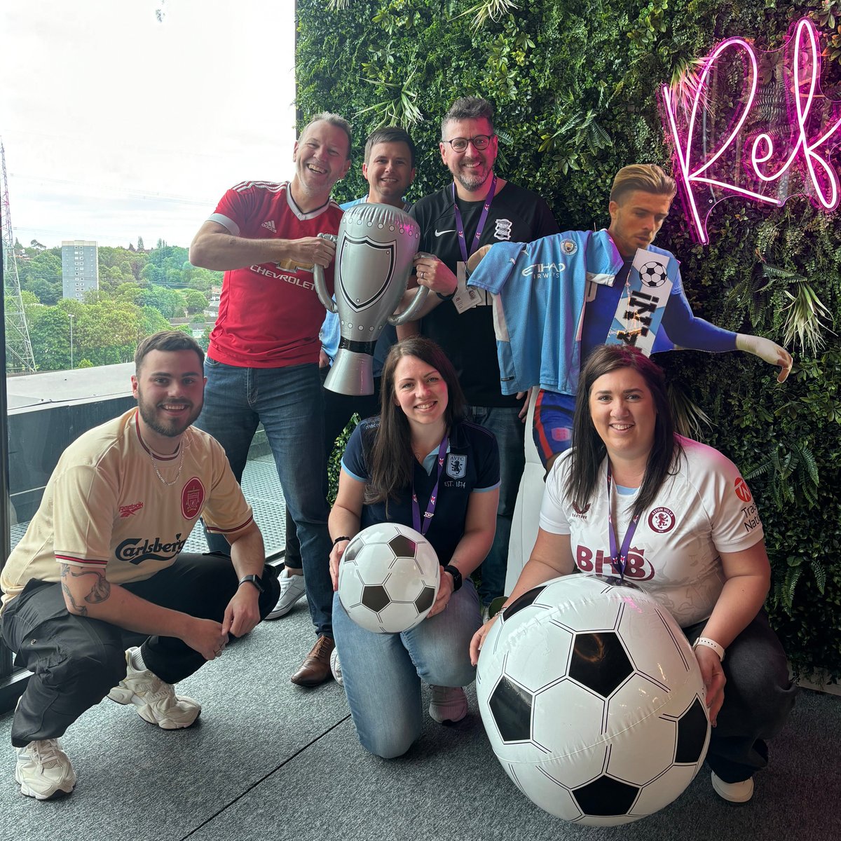 AX team celebrates FA Cup Day