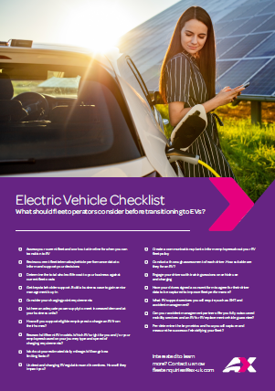 Motor Assist_Fleet_Electric Vehicle Checklist