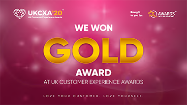 UK CXA 2020 - Gold Award